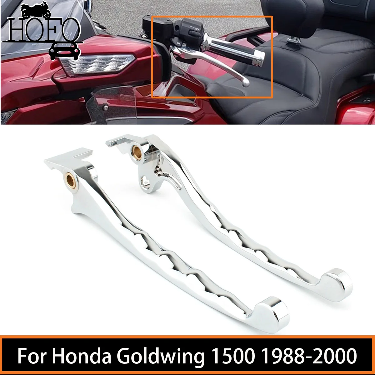 

1 пара для Honda Goldwing 1500 1990-2000, мотоциклетные Складные Выдвижные рычаги тормозной муфты, алюминиевые ручки