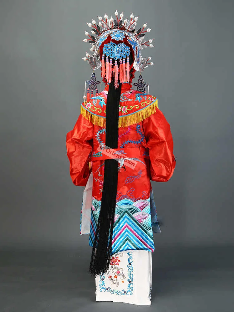 Flowers Embroidery Beijing Opera Wear Drunken Beauty Peking Opera Clothing Drama Role Costume Princess traditional Troupe Outfit