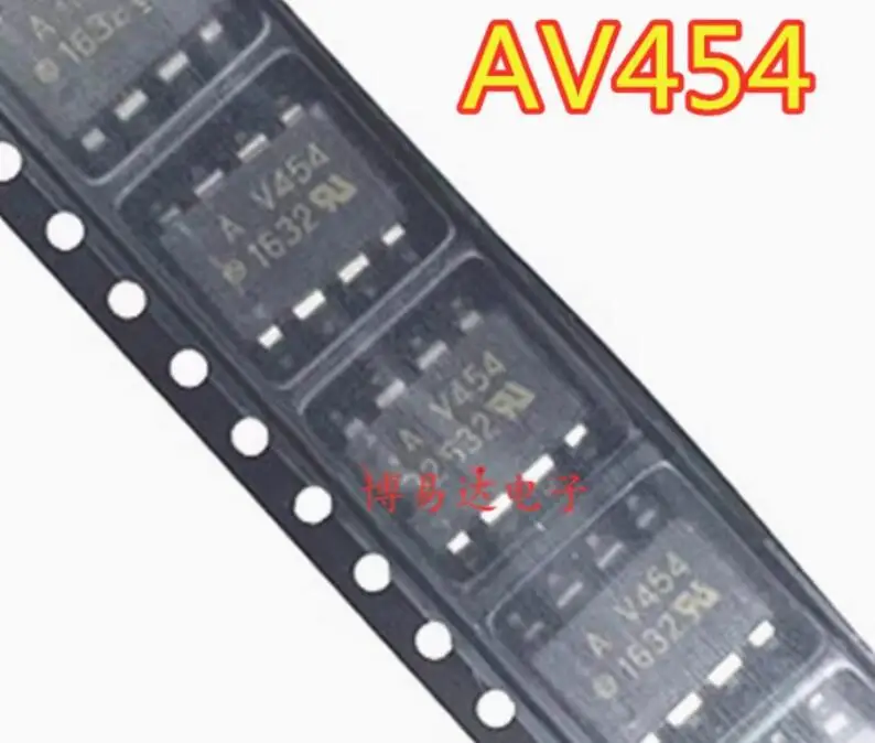 12PCS HCPL-V454 AV454 DIP-8 SOP-8  100% New original Chipset IC Electronic Component SMD