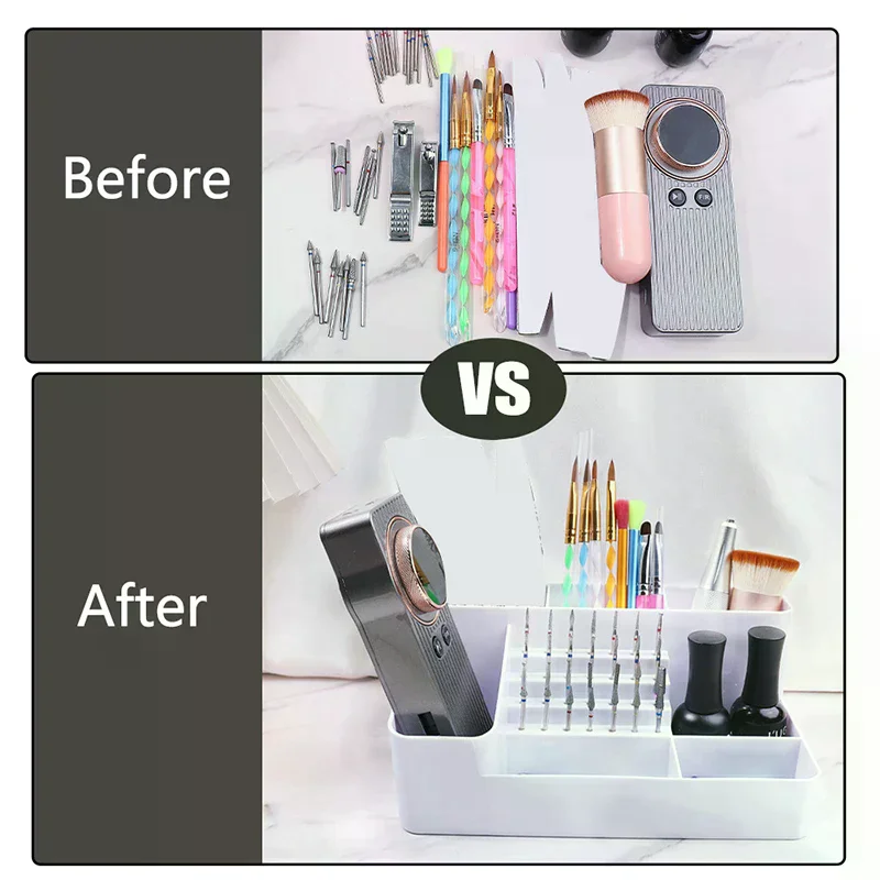 네일 아트 플라스틱 정리함 젤 폴리쉬 리무버 클리닝 코튼 패드 면봉 박스 보관 케이스 액세서리 도구 클린 데스크탑
