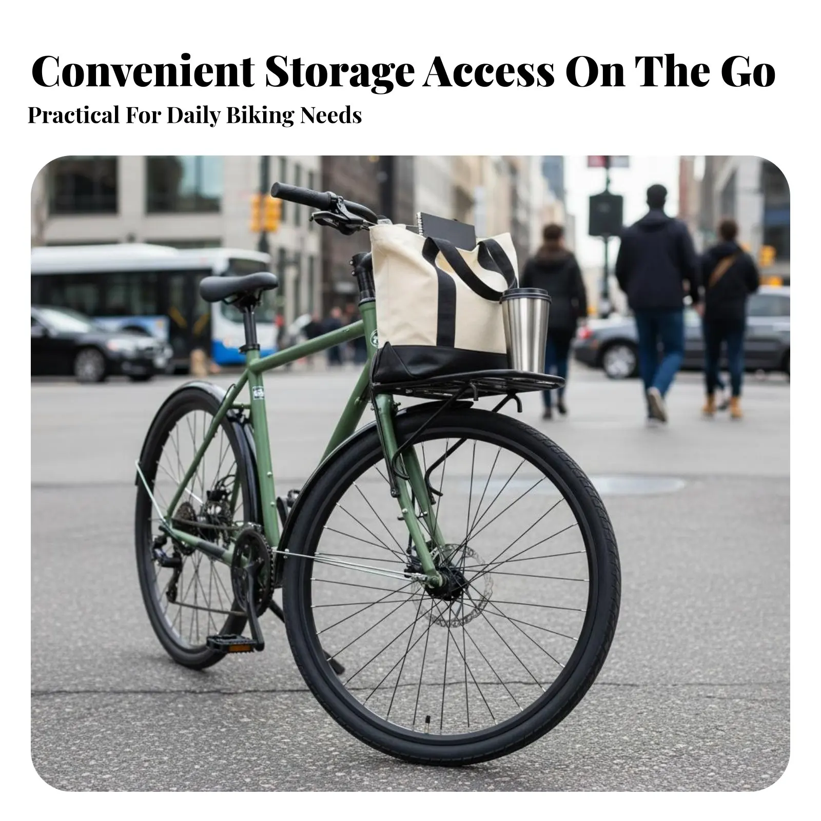 

Cycle Front Rack 20kg Load Capacity Bike Front Rack Front Luggage Carrier Sturdy Duty Lightweight Design for Commuters