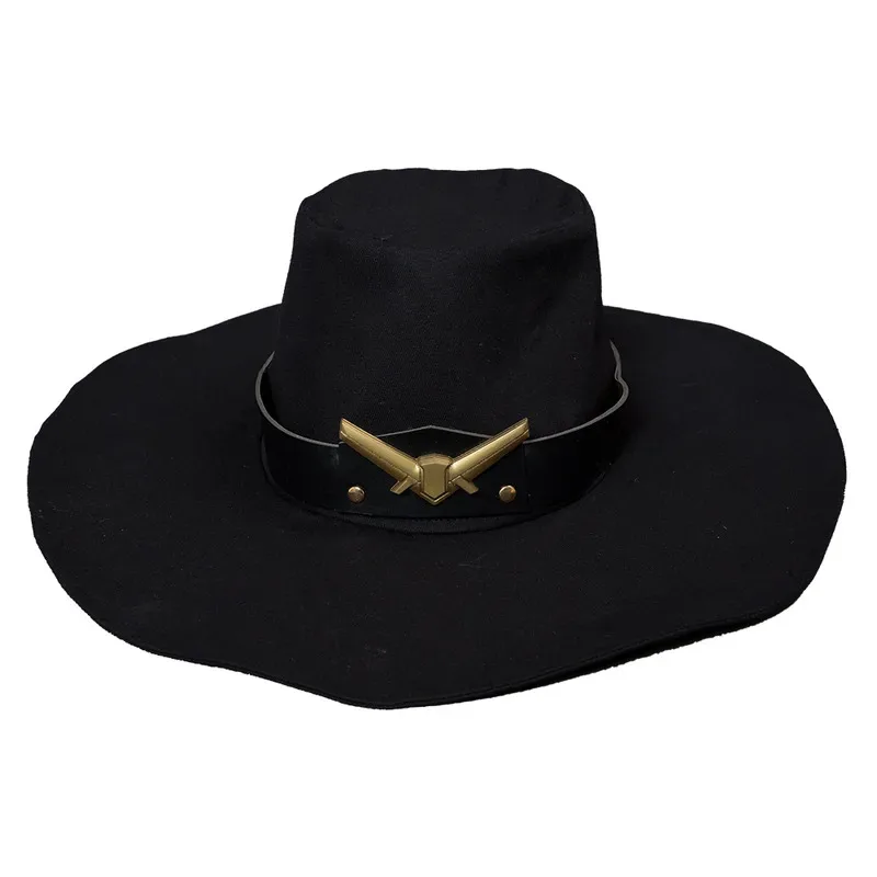 어시 OW 판타지 의상 성인 여성용 유니폼 바지 모자 가발 신발 부츠 의상 할로윈 카니발 파티 의상