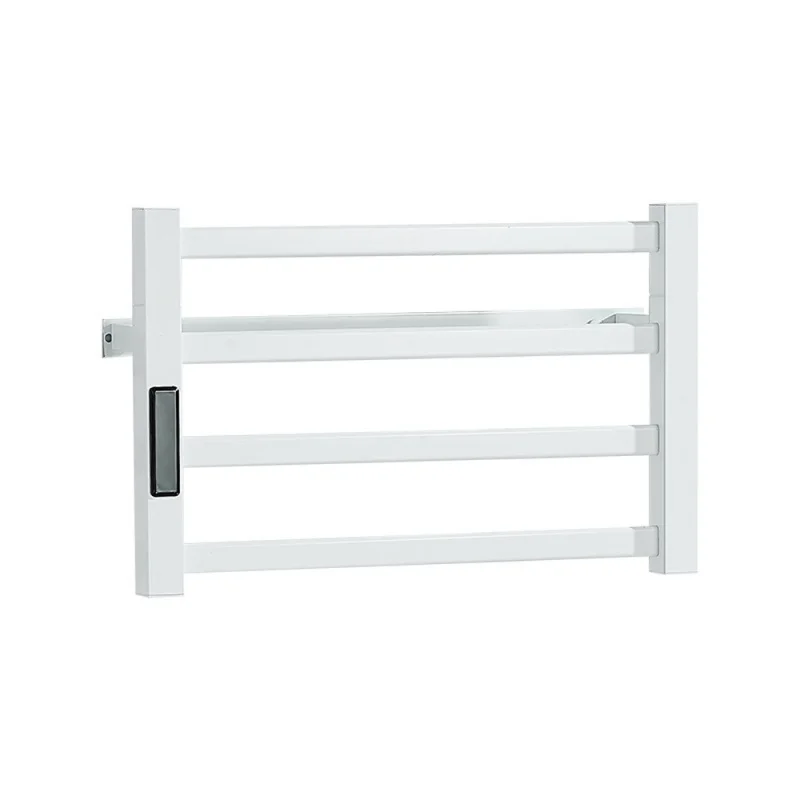 Electric heating towel rack bathroom accessorie thermostatic with Time amptemperature drying bath towel rack Hole-free installat