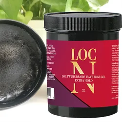 Loc Twists trecce Wave Edge Gel Extra Hold Hair Control Styling Braiding Cream prodotto per lo Styling dei capelli etichetta personalizzata all'ingrosso 16OZ