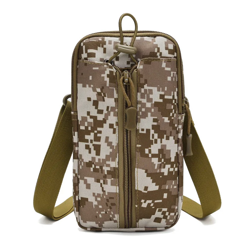 Outdoor travel multifunctional camouflage mobile phone kettle portable shoulder oblique span bag