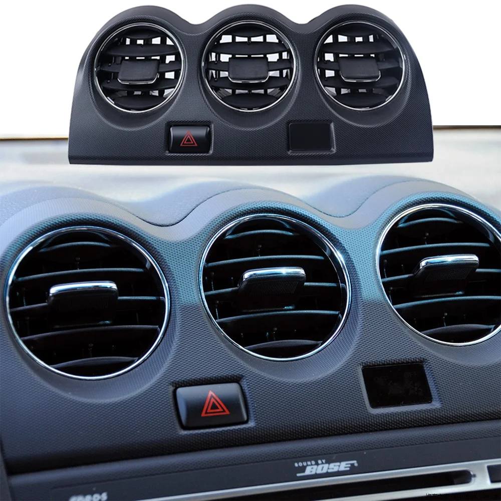 Black Car  AIR Window For Nissan Altima 2006-2012 Car  Air Vent Outlet Air-conditioning Fresh Air Outlet Vent Center Grille