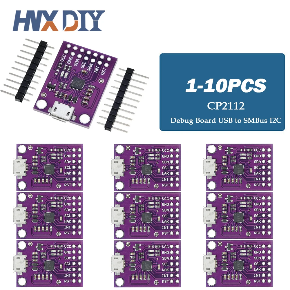 1-10PCS CP2112 debug board USB to I2C communication module for arduino