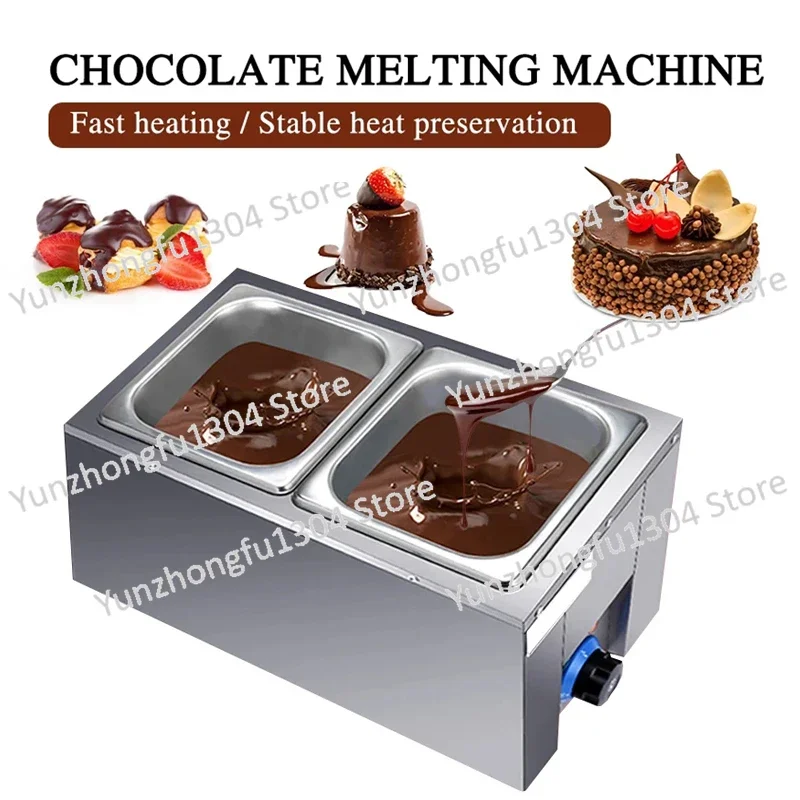 Electric Chocolate Melting Machine 110V/220V Chocolate Melting Furnace Butter Tempering Cream Machine Pearl Milk Heating Stove