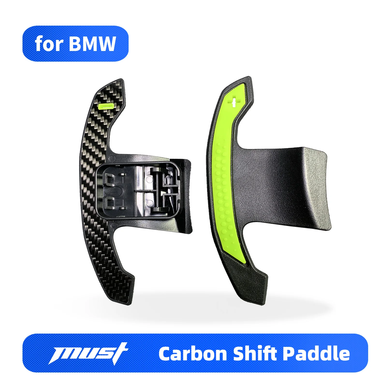 Suitable for BMW Carbon Shift Paddle Replacement sport CS Style Compatible G20 G30 G01 G05 F10 F30 1 2 3 4 5 6 7 8 Series