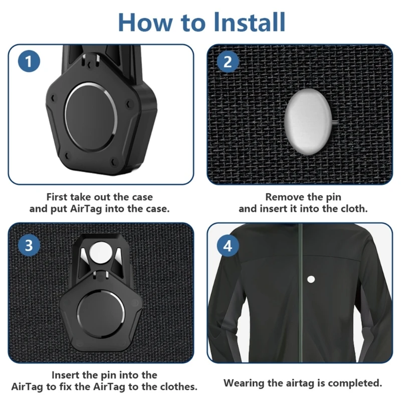 Capa protetora, capas à prova choque, resistente à água, luva do dispositivo localizador seguro