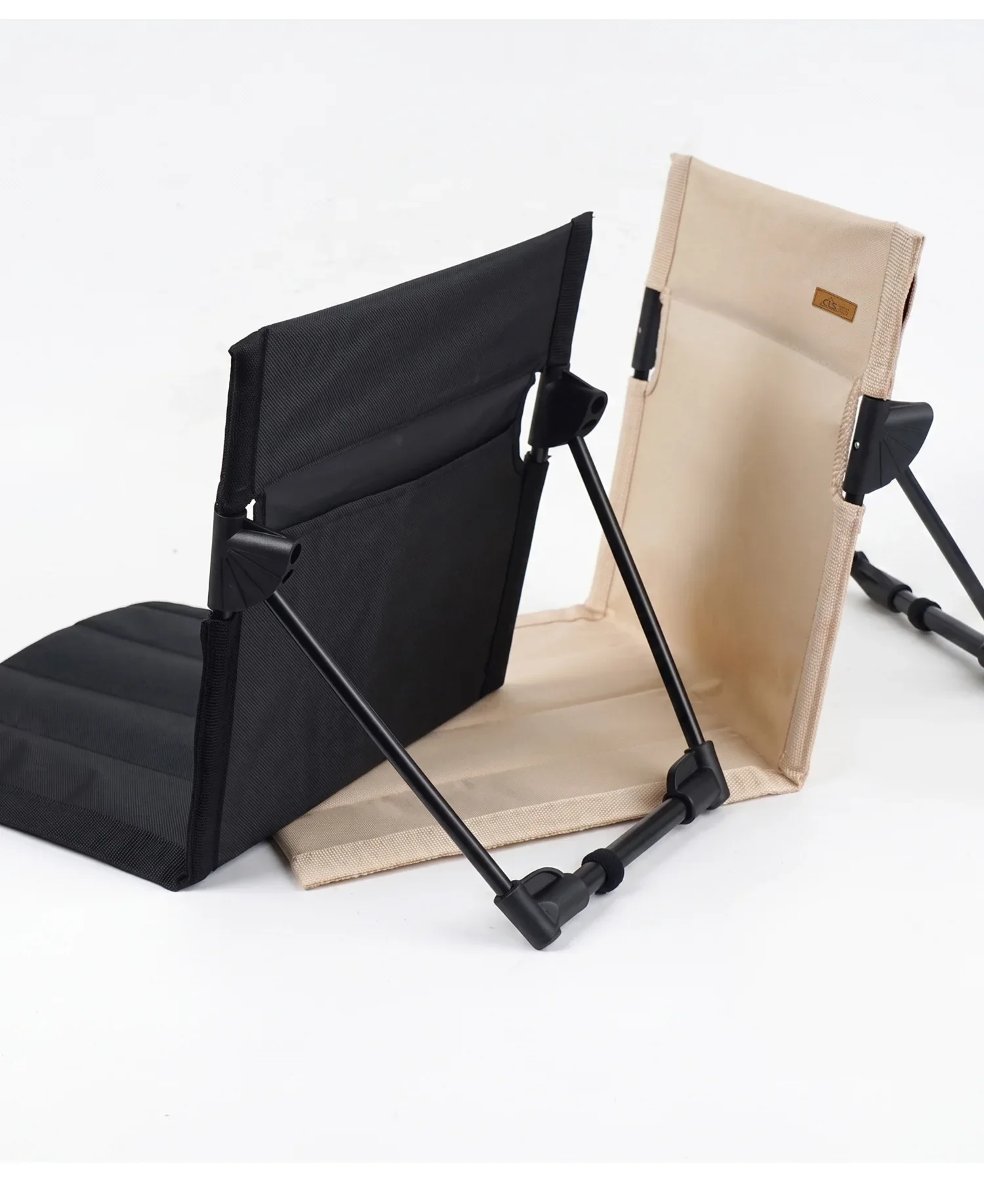 Neu verbesserte Outdoor-Klappstuhl mit Rückenlehne, Campingstuhl aus Aluminiumlegierung, Strandstuhl mit verstellbarer Rückenlehne, Liegestuhl für die Mittagspause – Detail 6