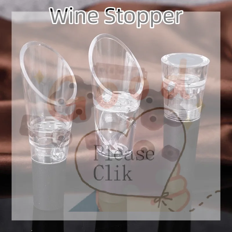 【HG】Wine Aerator Pourer Spout With Vacuum Wine Stopper Wine Air Aerator & Wine Saver Pump Set Aerate, Enjoy And Preserve Wine