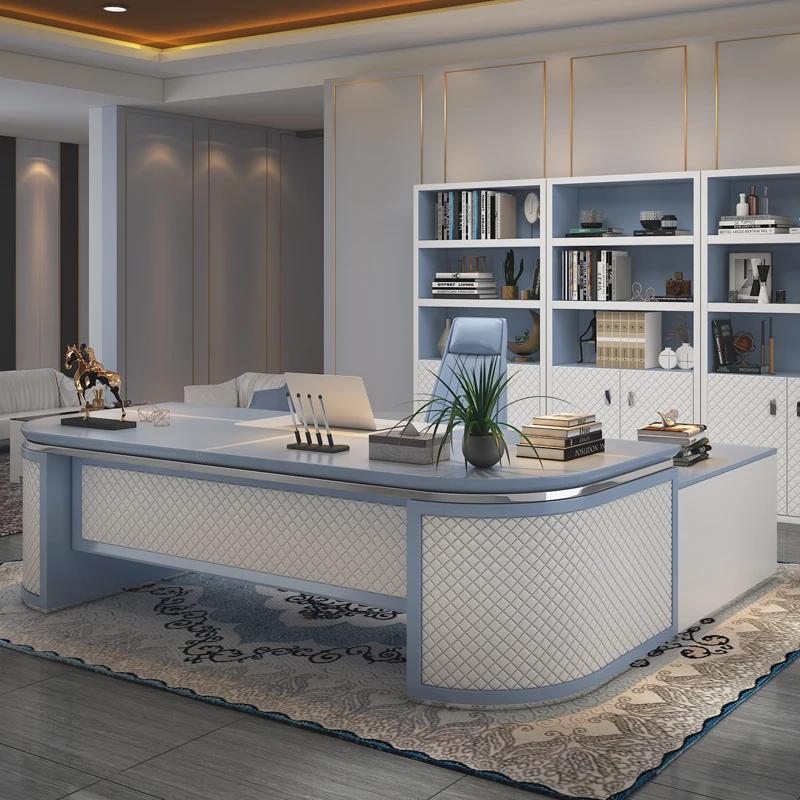 

Executive Organizers Office Desk Minimalist Lshaped Computer Office Desk Modern Standing Mesas Escritorio Commercial Furniture