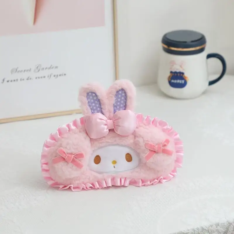 Dompet Koin Kreatif Kartun Sanrio My Sweet Piano, Tas Gantungan Kunci, Tas Penyimpanan, Masker Mata, Hadiah Ulang Tahun untuk Anak Perempuan