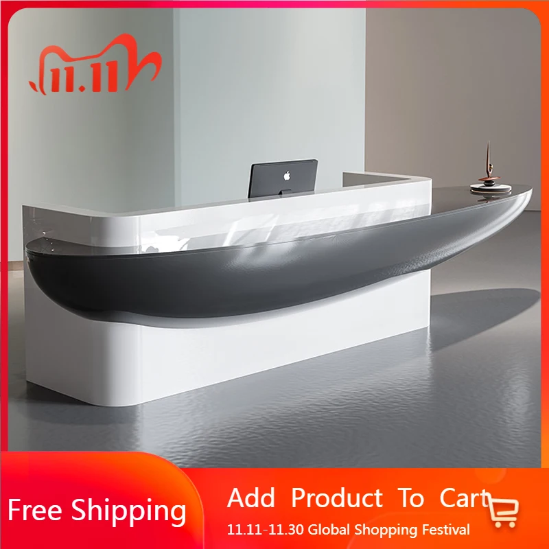 

Beauty Luxury Reception Desks Modern Restaurant Company Best Desks Welcome Display Corner European Mostrador Trendy Furniture