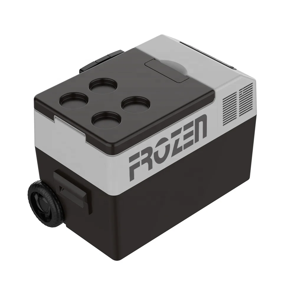 FROZEN 30L Car Fridge Small Freezer 12V Portable Refrigerator Compressor Car Cooler for  Boat