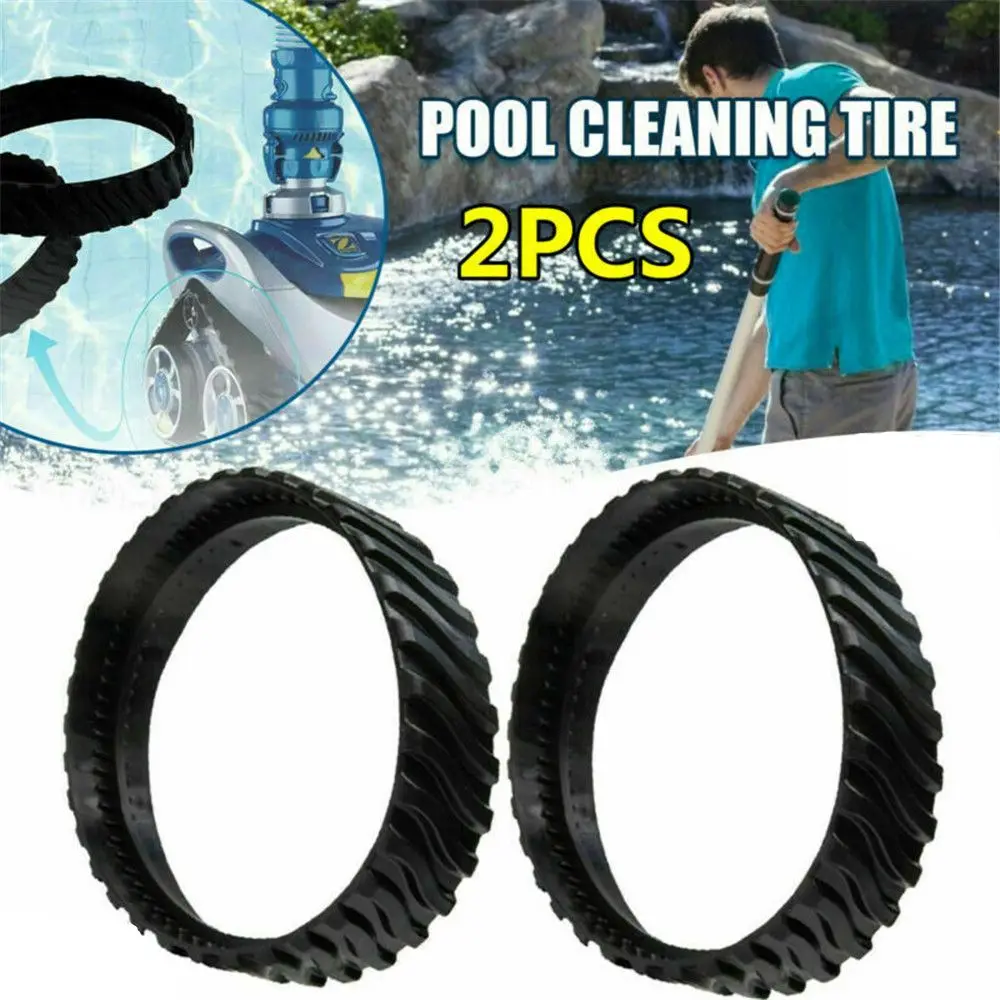 1/2pcs Tracks Tyres Swimming Pool Cleaner Wheel Replace Equipment For Zodiac MX8 MX6 Baracuda R0526100 Cleaning Robot