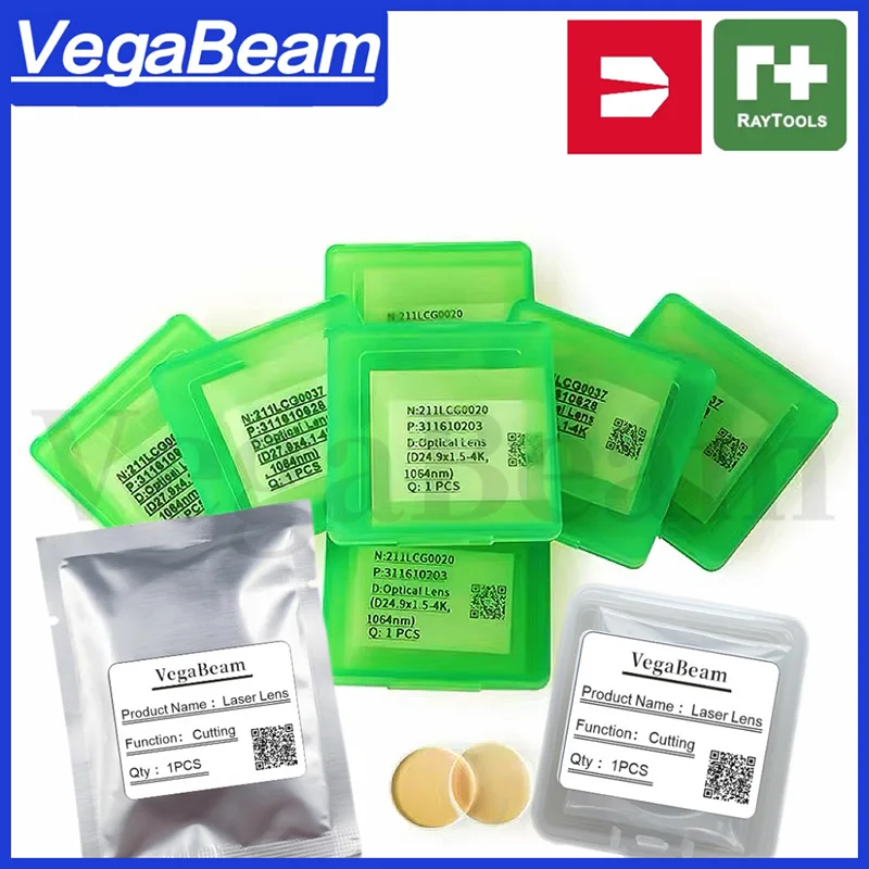 

Original Raytools Laser Protective Lens Dia. 27.9x4.1mm 37x7mm 24.9x1.5mm for Raytools Fiber Laser cutting Machine clean Lens