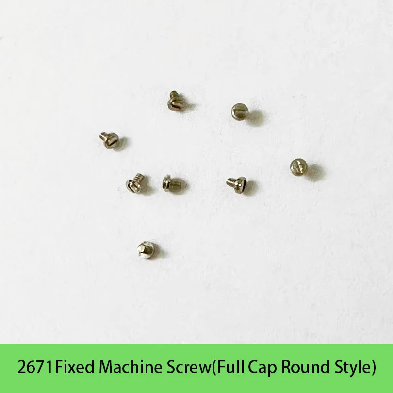 Eta2671ムーブメントマシン、ウォッチアクセサリー、スクリュー、ピース、フルキャップ、ラウンド、ハーフラウンド、2671