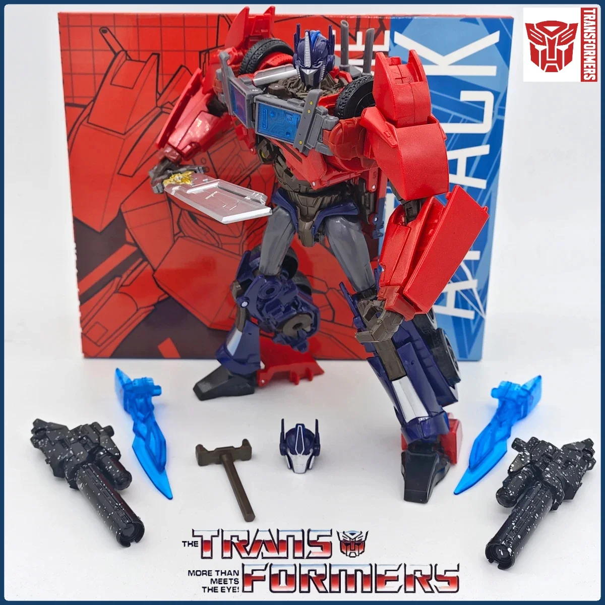 In Stock Transformers Japanese Color Matching APC-toys Optimus Prime Movable Toys Collectible Figures Promotions Ornaments Gifts