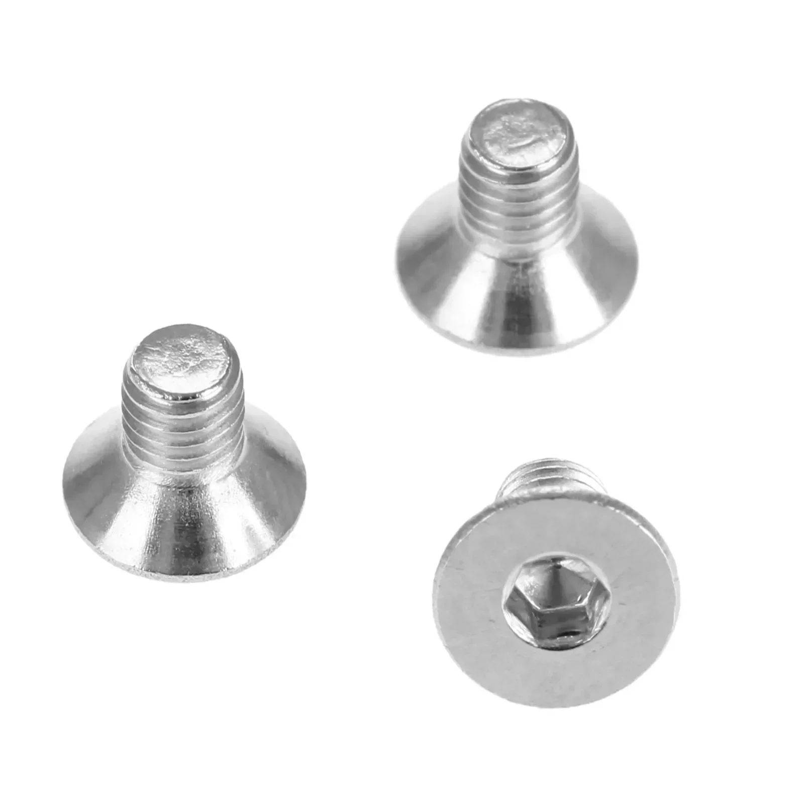 Tornillos de acero inoxidable M3 100, tornillo de cabeza plana Hexagonal de UDS, M3 x 5mm/6mm/8mm/10mm/12mm/14mm/16mm/20mm, 304 tornillos avellanados