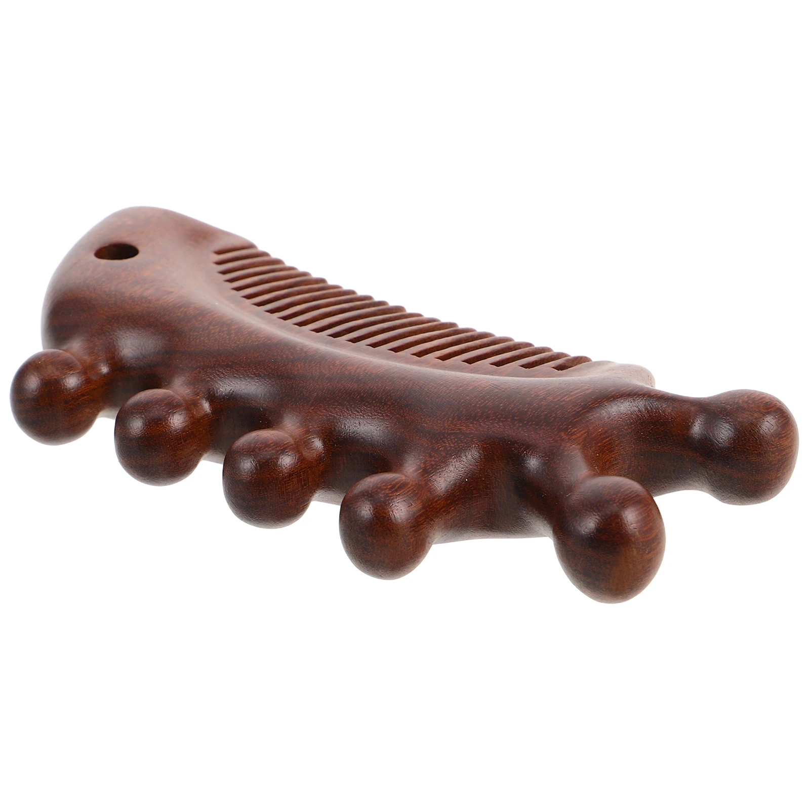 

Sandalwood Massage Comb for Scalp Health Headache Relief Portable Wooden Head Massager Gua Sha Facial Scraping Travel Combing
