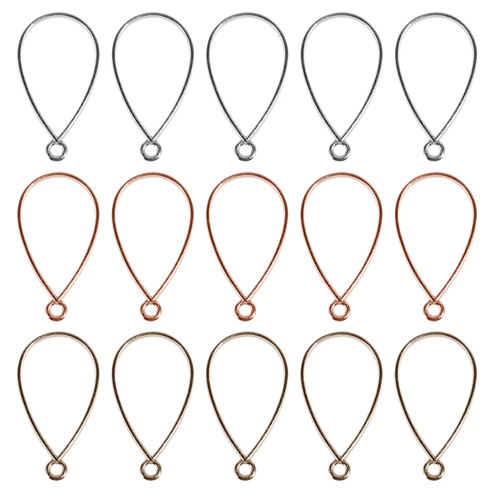 

60 шт. заготовок для изготовления украшений своими руками: пустые рамки-подвески из сплава для эпоксидной смолы, в форме капли, с открытым дном, для творчества