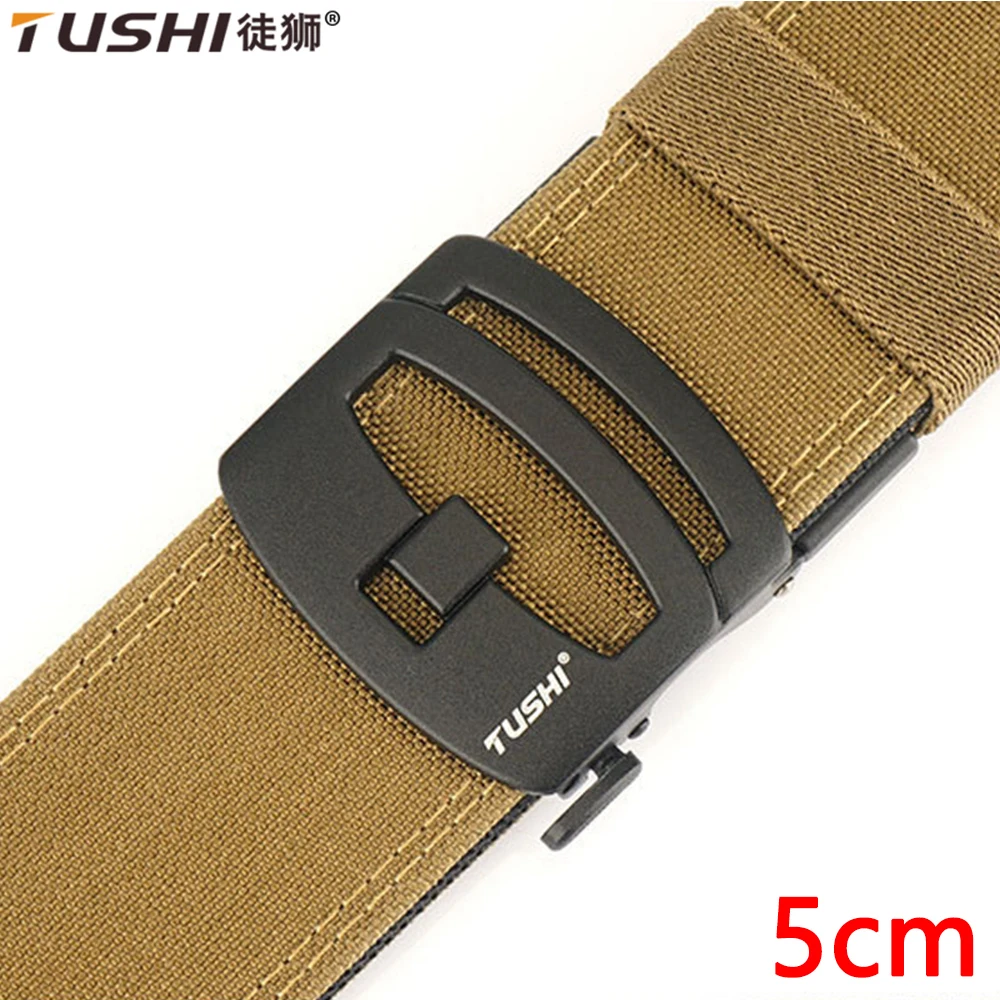 

TUSHI 2 inches Army Tactical Belt Quick Release Military Airsoft Training Molle Belt Outdoor Shooting Hiking Hunting Sports Belt