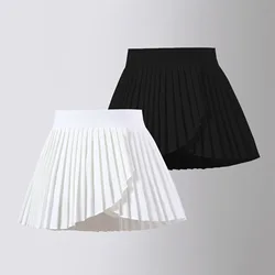 Floral Skirt for Kids High Waist Thin Girls Pleated Skirt Short Fashion Tennis Baseball Casual All-match Children A-line Skirt