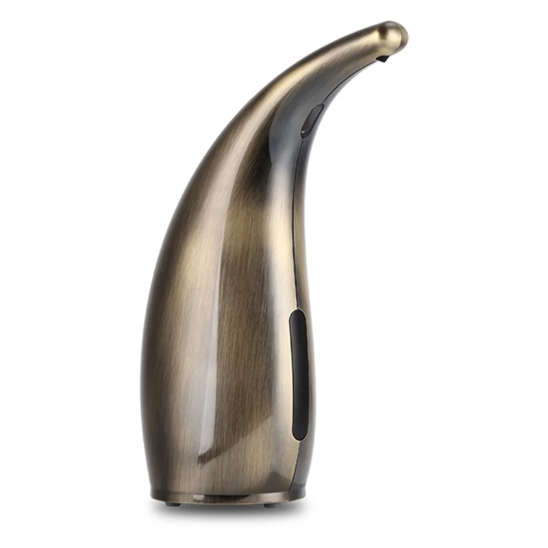 300Ml Automatic Soap Dispenser,Touchless Soap Dispenser,Hands-Free Dish Soap Dispenser for Kitchen Bathroom Hotel Bronze-A14I