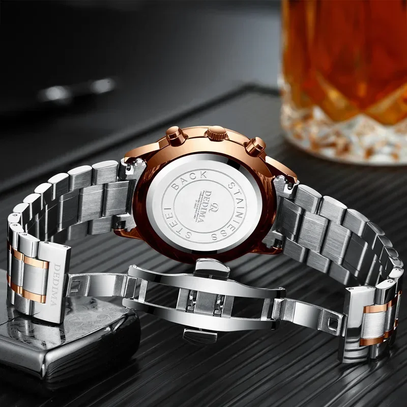 NIBOSI New Quartz Men Watches Famous Brand Luxury Watch Men Waterproof Chronograph Luminous Casual Male Clock Relogio Masculino