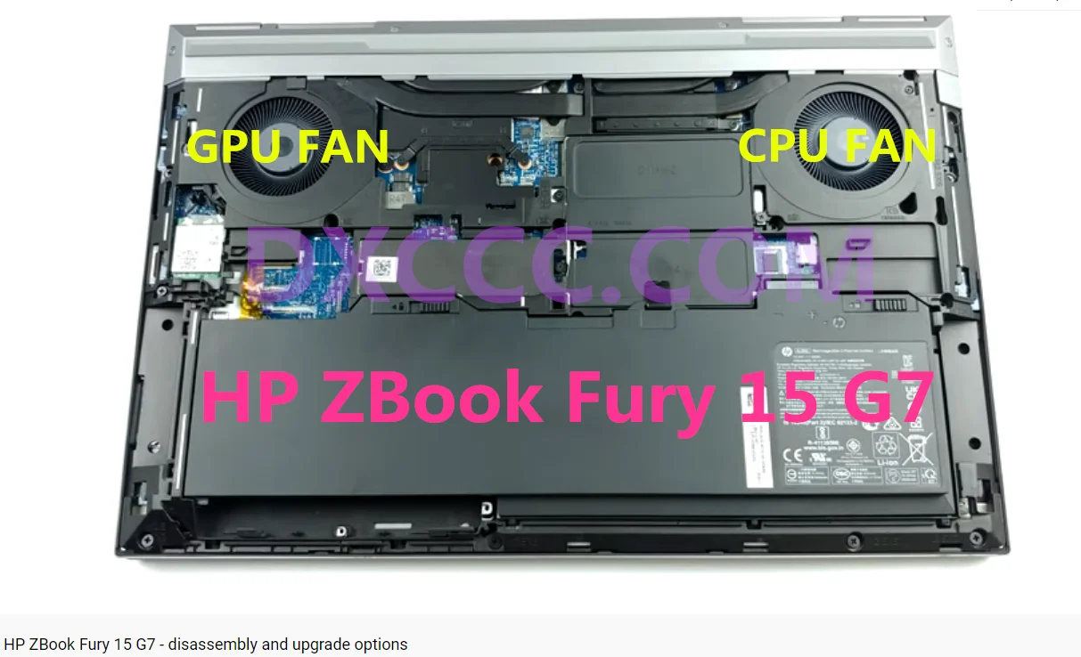 M17046-001 CPU  GPU COOLING FAN FOR HP ZBook Fury 15 G7 COOLING FAN