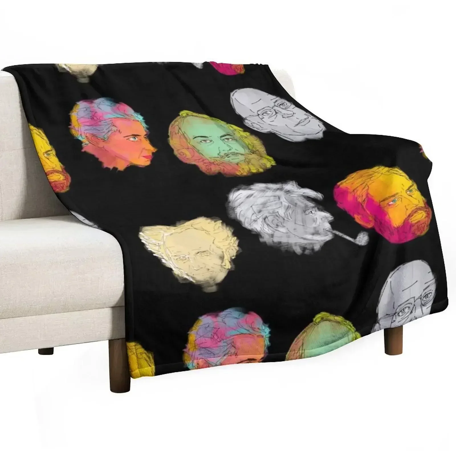 

Philosopher Throw Blanket Multi-Purpose Sofas Blankets