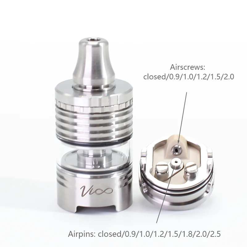 SXK Style VICO Tank Yedek Parçası RTA 22M 4ML Tam Hava Pimleri/Hava Vidaları vs Dvarw MTL CL Donanım aksesuarları