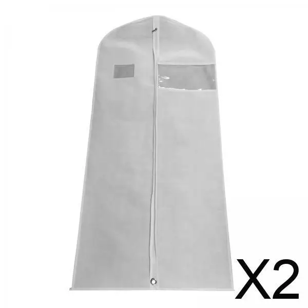

Transparent Window Suit Bag Non Woven Foldable Garment Cover Zipper Hanging Organizer for Men’s Jackets Shirts Dresses