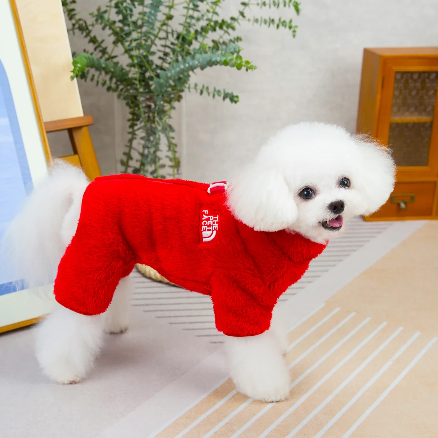 Winter Dogs Jumpsuit Coat Warm Pet Jacket Overalls for Small Dogs Cats Chihuahua Clothes Maltese Bulldog Jumpsuit