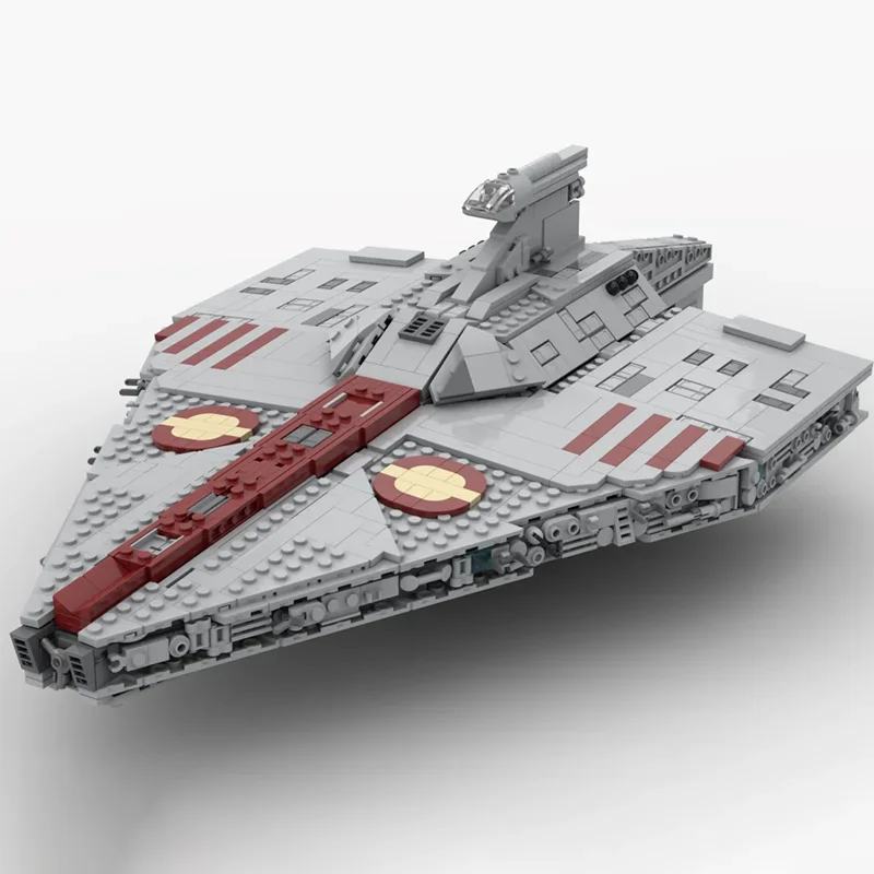 1753PCS Star Battle Movie MOC Acclamator Venator Level Attack Cruiser Model DIY Creative Ideas Toy Assembly Bricks Birthday Gift