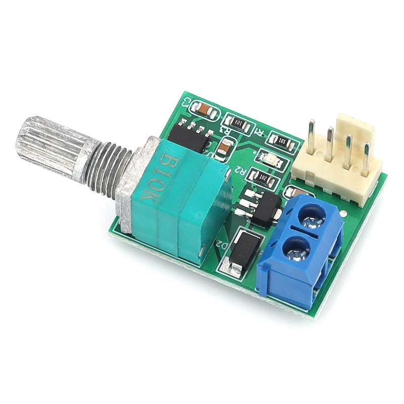 DC12V Fan Speed Controller PWM Speed Regulator With Switch Single Channel 4Pin Low Noise Low Power For PC Case Fan