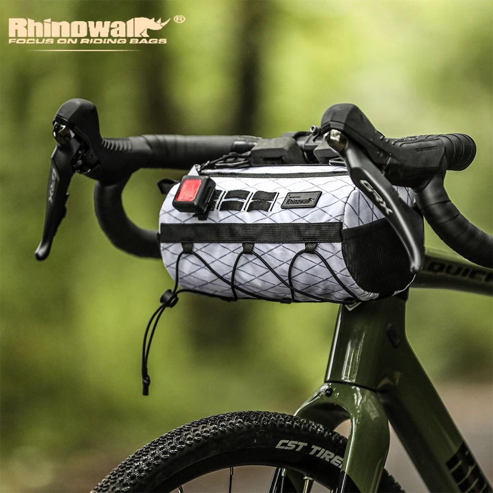 Rhinowalk Bike Handlebar Bag 2.8L Bicycle Front Bag  Wilderness Series EVA 3D Design Wear-Resistant Bike Bag with Straps