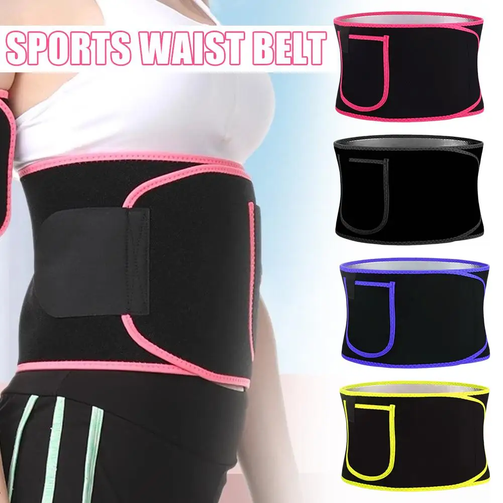 Female Modeling Strap Women Adjustable Waist Tummy Girdle Trimmer Sweat Training Trainer Belly ﻿ Belt D5U2