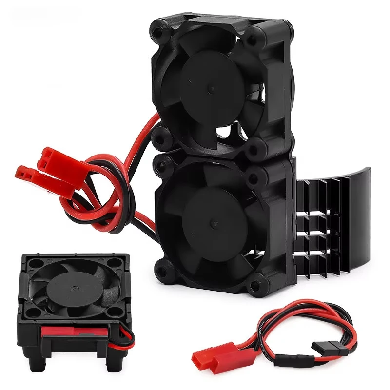 Dual Cooling Fan Set High-Speed Heat Sink for Traxxas VXL-3s ESC Slash Stampede Rustler 4x4 1/10 RC Car Upgrade Parts Accessorie view 4
