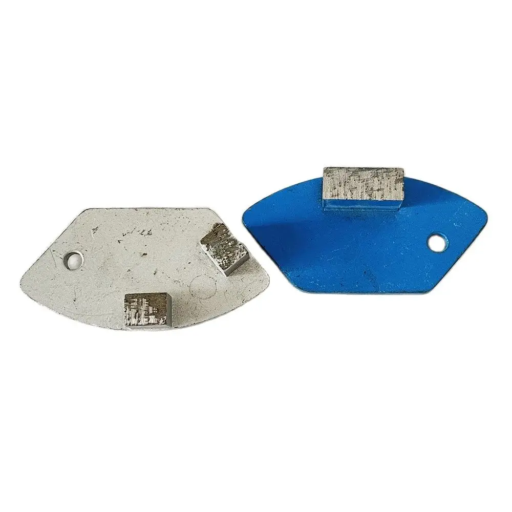 

3Pcs Fan Shaped Metal Diamond Grinding Block Abrasive Pad For Renovating And Polishing Concrete Stone Terrazzo Floor