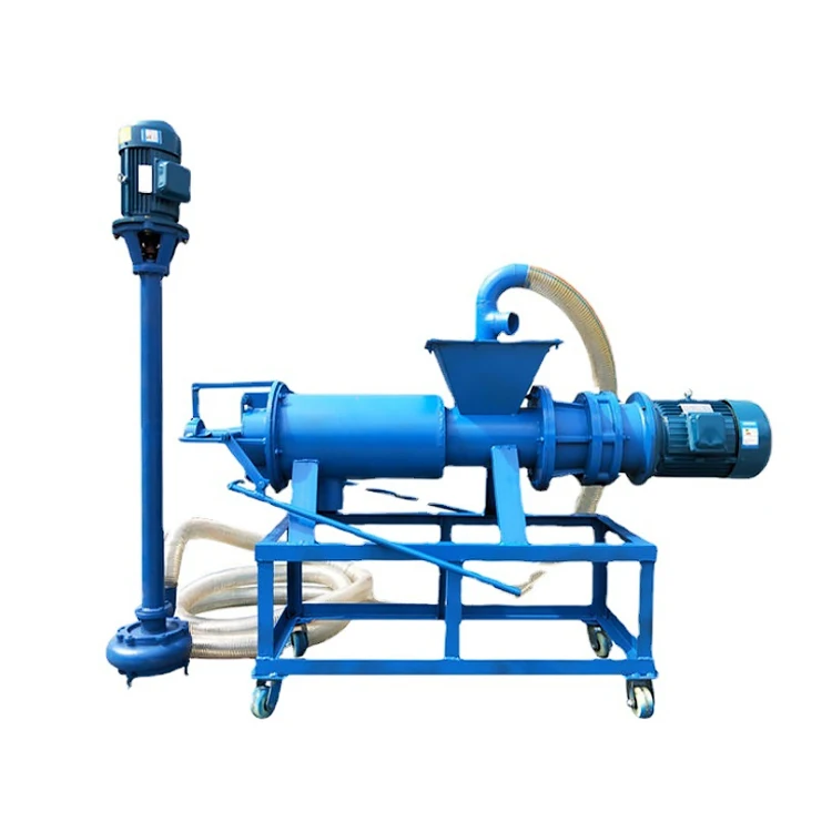 Horse Manure Dewatering Machine Chicken Manure Dryer Machine Pig Manure Dry and Wet Separator