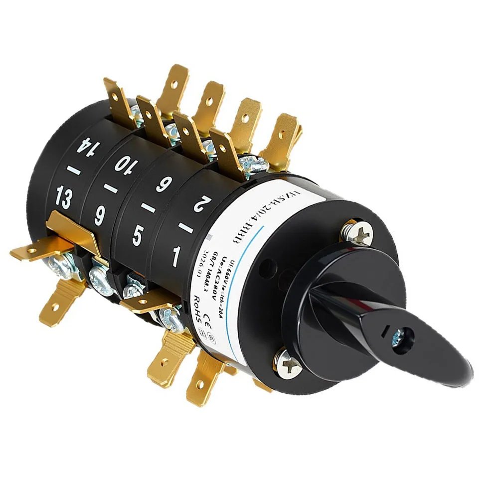 HZ5B-20/4.BBB 7-Gear 4-Section Rotary Cam Transfer Combination Switch For Electric Welding Machine Changeover Switch