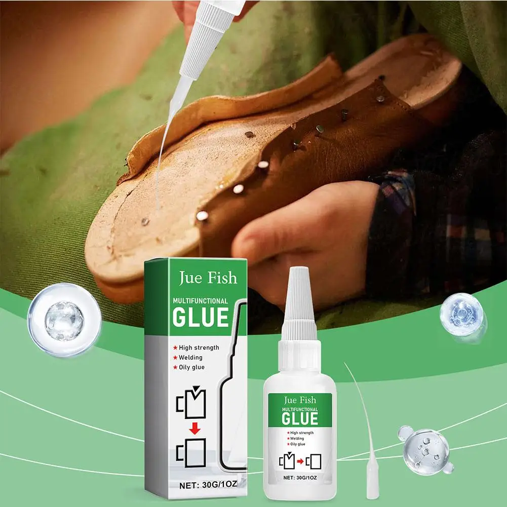 1/2 stücke Jue Fisch Multifunktionale Klebstoff Schuh Gule Kleber Holz Objekt Wasserdicht Starke Transparent Sol Kleber Adhe R8q1