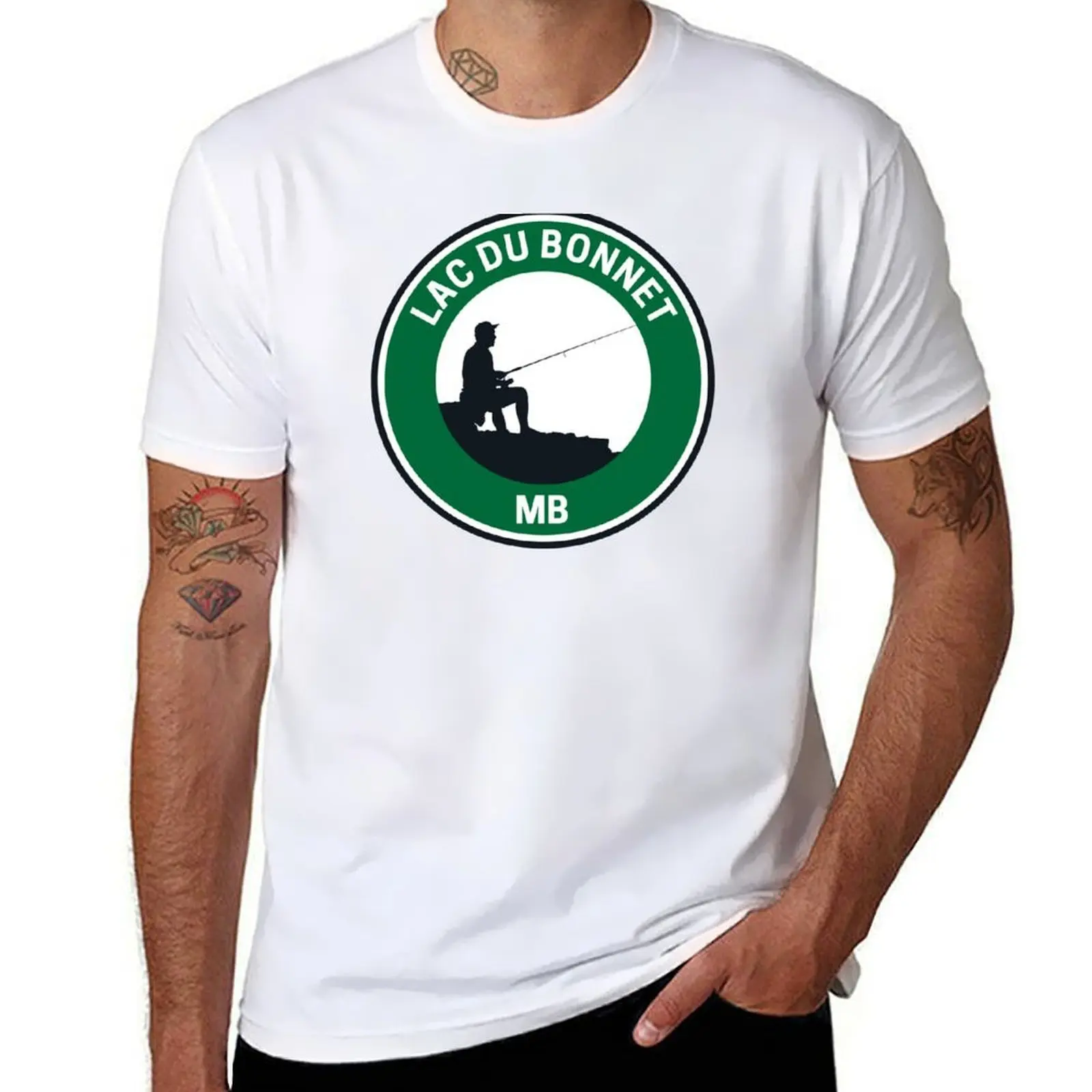 

Vintage Lac du Bonnet Manitoba T-Shirt t shirt for man 100 percent cotton man t shirt cotton T-Shirt