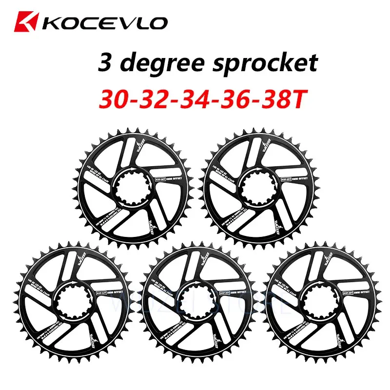 KOCEVLO MTB Chainring 1mm Offset 30T 32T 34T 36T 38T  Bicycle Chainwheel Mountain Bike  Sprockets for SRAM 11/12S SX NX GX GXP