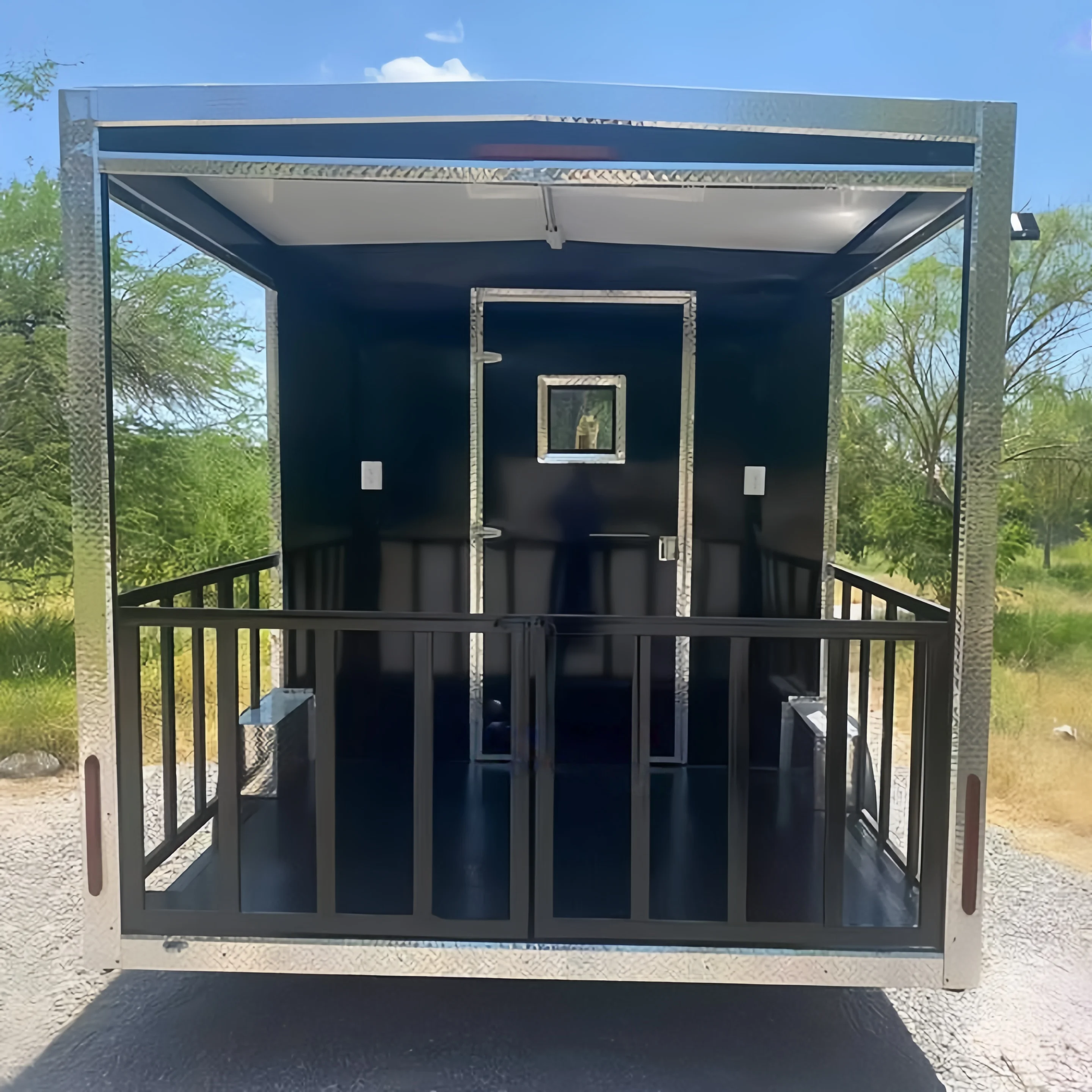 Outdoor Mobile Food Truck Trailer Ice Cream Sweet Corn Shop Camper Box Truck Fast Food Cart for Business