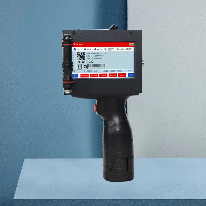 

J130 production date number logo expiry date label plastic carton hand jet handheld thermal inkjet printer