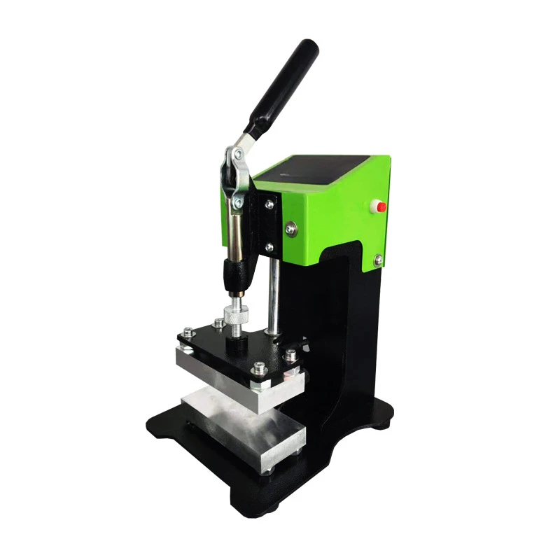 Manual pressing machine  heat transfer machine Small upper and lower plate heating rosin press 6 * 12CM